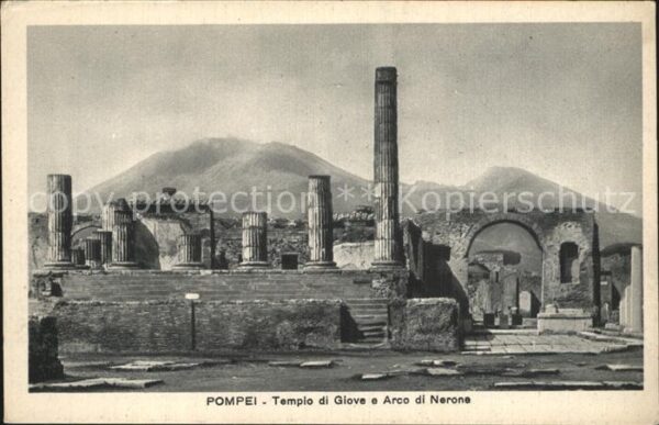 Pompei Tempio di Giove e Arco di Nerone Antike
