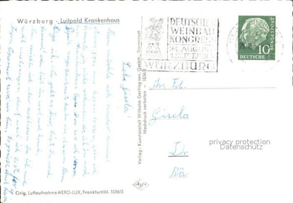 Wuerzburg Luitpold Krankenhaus Fliegeraufnahme – Bild 2