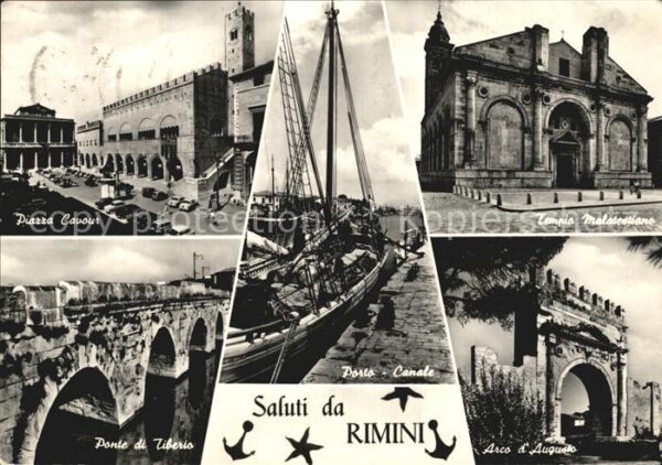 Rimini Piazza Cavour Tempio Malatestiano Arco