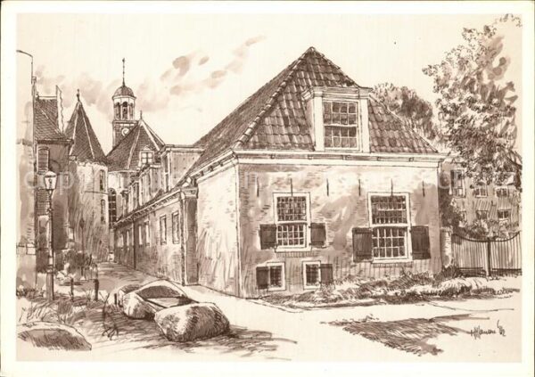 Assen Museumlaantje Künstlerkarte