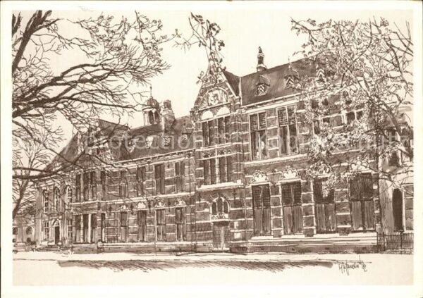 Assen Voormalig Provinciehuis Künstlerkarte