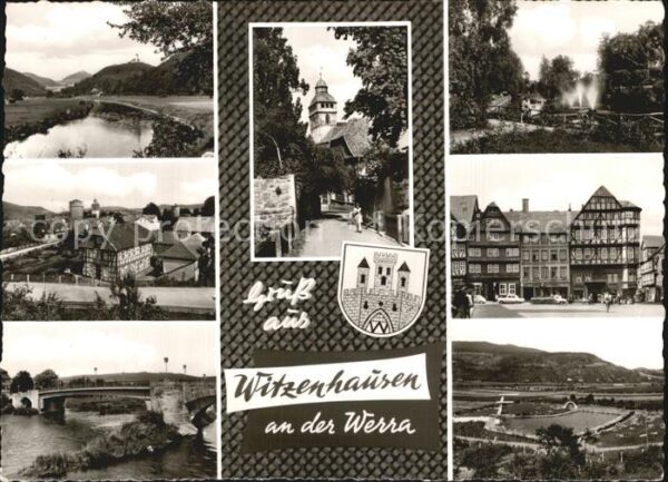 Witzenhausen Teilansichten Werrapartien