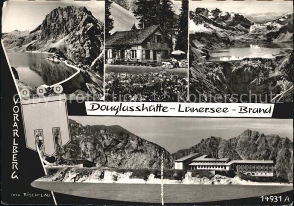 Vorarlberg Douglasshütte Lünersee Brand