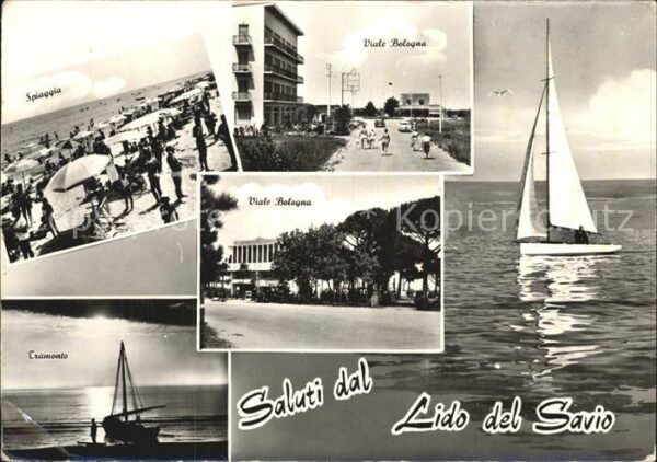 Lido di Savio Spiaggia Viale Bologna Tramonto Segeln