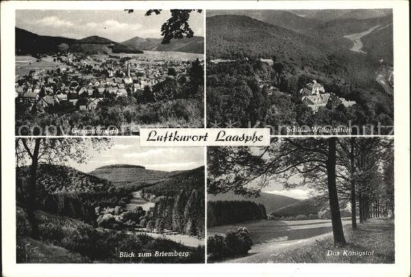 Laasphe Panorama Schloss Wittgenstein Briemberg