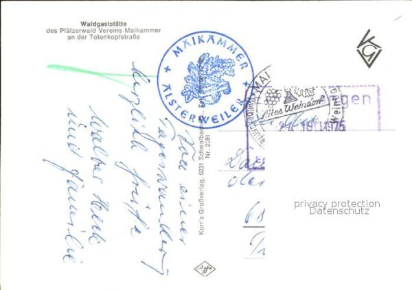 Maikammer Totenkopf Haus Waldgaststätte – Bild 2