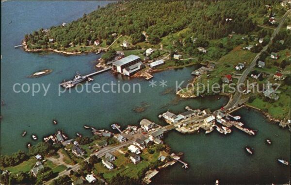 South Bristol Aerial View of this Coastal Village
