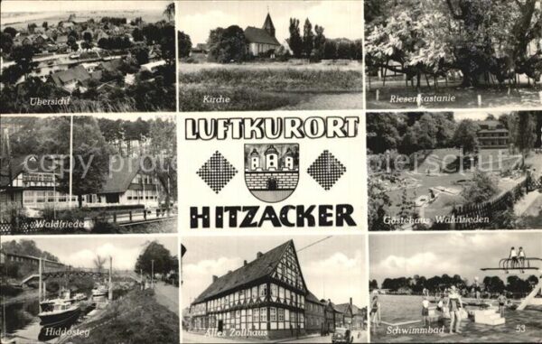 Hitzacker Elbe Panorama Kirche Riesenkastanie Waldfrie