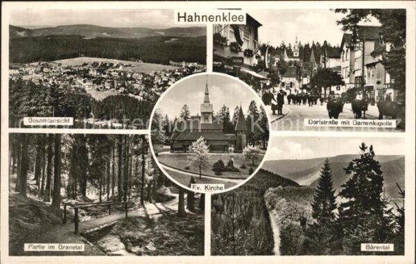Hahnenklee-Bockswiese Harz Total Dorfstr Damenkapelle Granetal Ev