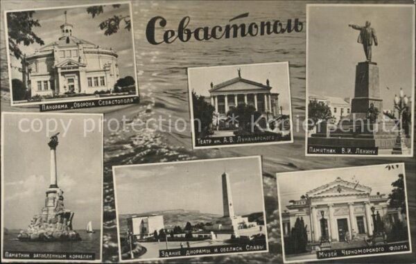 Sewastopol Krim Crimea Sehenswürdigkeiten Denkmäler
