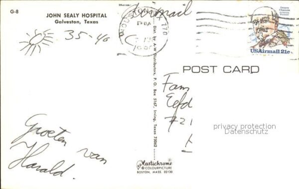 Galveston Texas John Sealy Hospital – Bild 2