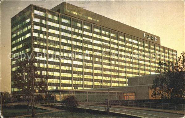 Dearborn Michigan Ford Motor Company Central Office Build