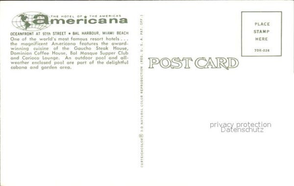 Miami Beach The Hotel of Americana Bal Harbour – Bild 2