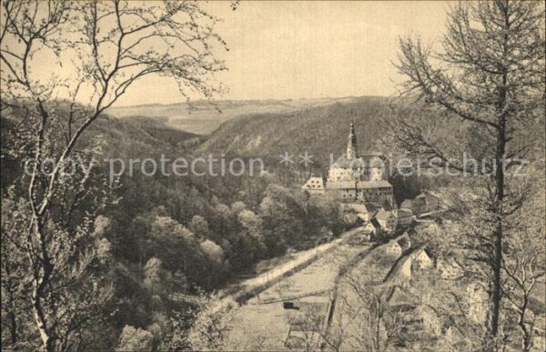 Weesenstein Schloss Weesenstein Müglitztal mit Finc