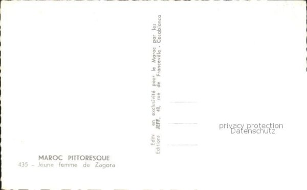 Zagora Maroc Jeune femme de Zagora – Bild 2