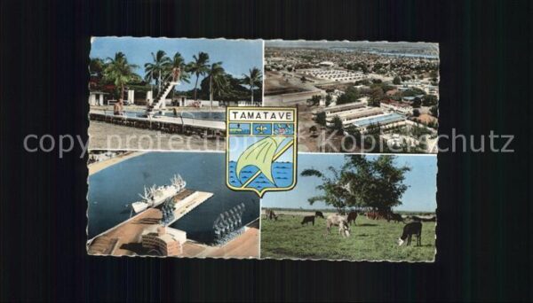 Tamatave Madagascar Piscine principale College normal vu d_