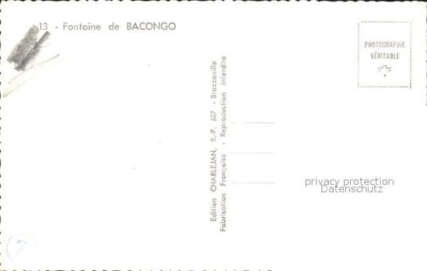 Brazzaville Fontaine de Bacongo – Bild 2