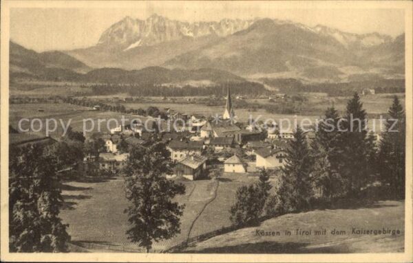 Koessen Tirol mit Kaisergebirge