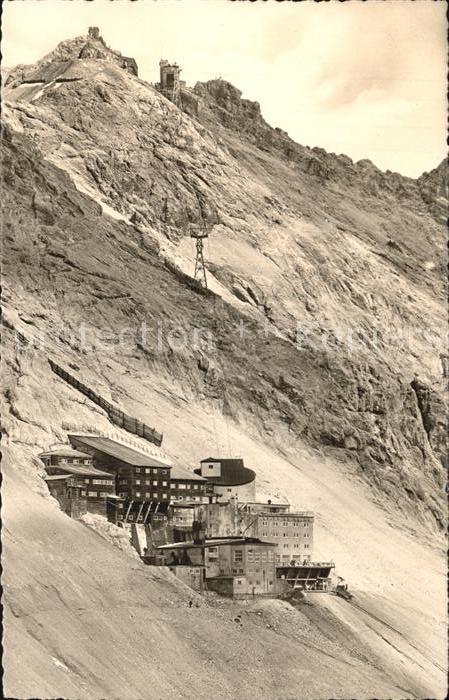 Zugspitze Hotel Schneeferner und Zugspitzgipfelst