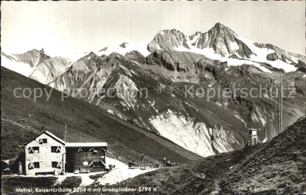 Matrei Osttirol Kaisertörlhütte mit Grossglockner