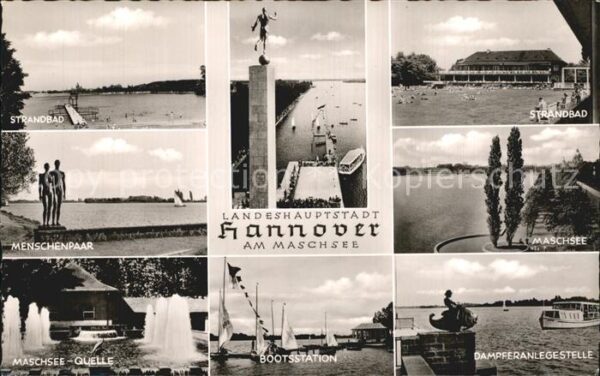 Hannover Strandbad Maschsee Menschenpaar Maschse