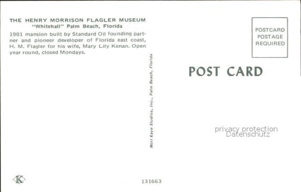 Palm Beach Henry Morrison Flagler Museum Whitehall – Bild 2