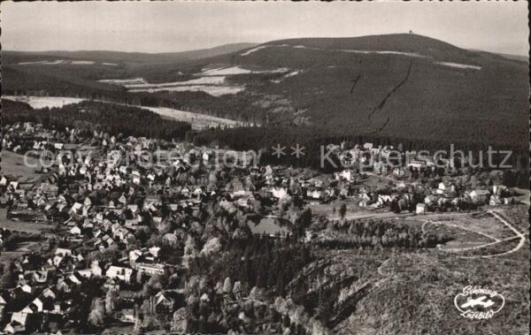 Braunlage mit Wurmberg Fliegeraufnahme