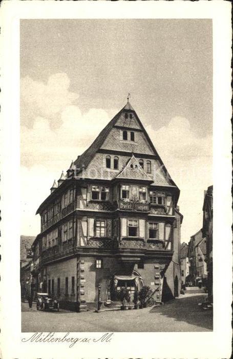 Miltenberg Main Hotel zum Riesen Ältestes Gasthaus Deut