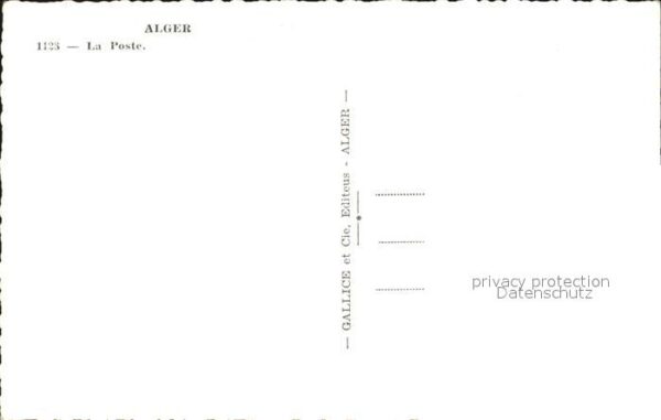 Alger Algerien La Poste – Bild 2