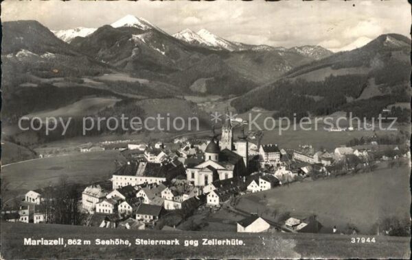 Mariazell Steiermark Panorama Blick gegen Zellerhüte Ybbstal
