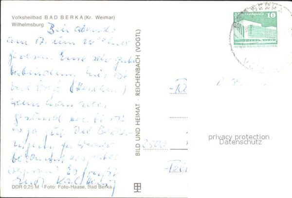 Bad Berka Wilhelmsburg Volksheilbad – Bild 2