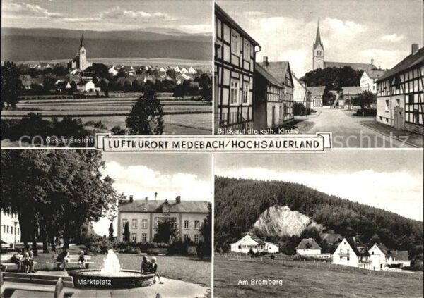 Medebach Gesamtansicht Katholische Kirche Brombe