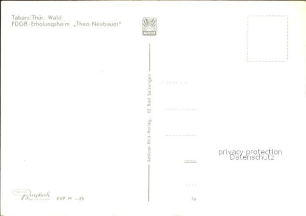 Tabarz FDGB Erholungsheim Theo Neubauer – Bild 2