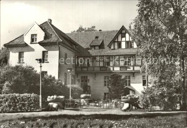 Ilsenburg Harz FDGB Erholungsheim Hermann Basse Luftku