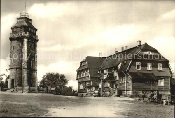 Auersberg Wildenthal Turm und Berghaus