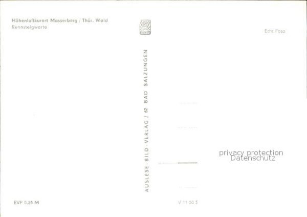 Masserberg Rennsteigwarte Höhenluftkurort – Bild 2