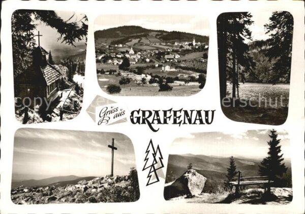 Grafenau Niederbayern Bergkapelle Panorama Gipfelkreuz