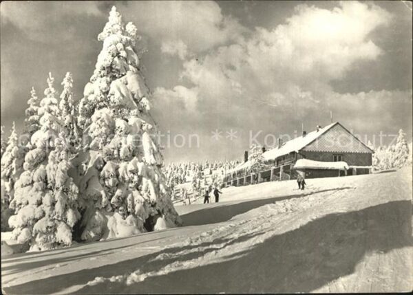 Hruby Jesenik Kursovni chata CSTV pod Pradedem Winter