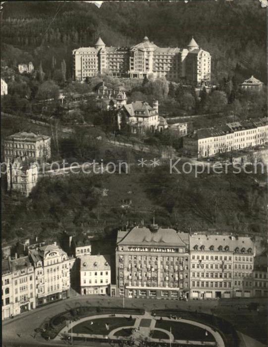 Karlovy Vary Leninovo namesti Leninplatz Imperial Ho