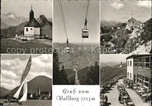 Rottach-Egern Wallbergbahn Kapelle Gipfelkreuz Bergre