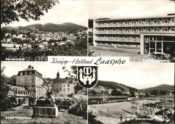 Laasphe Gesamtansicht Kurklinik Emmaburg Schlos