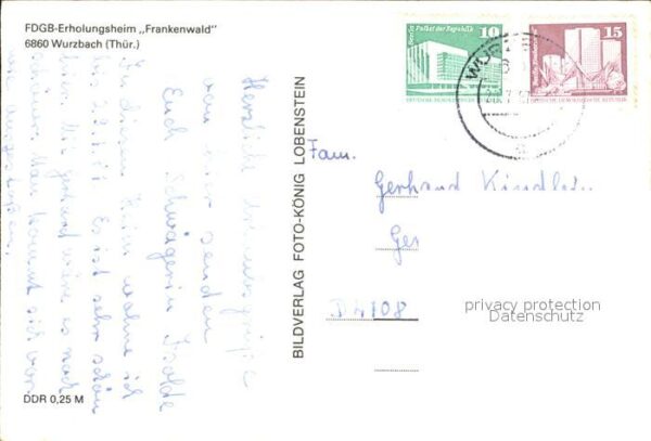 Wurzbach FDGB Erholungsheim Frankenwald – Bild 2