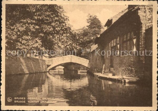 Bruges BRUGGE Belgie Derriere Gruuthuse