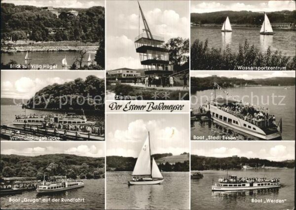 Baldeneysee Villa Hütel Landungsbrücke Boot Wassers