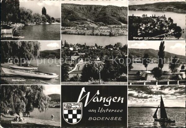 Wangen Bodensee Strandbad Bootshafen Untersee Schweizer