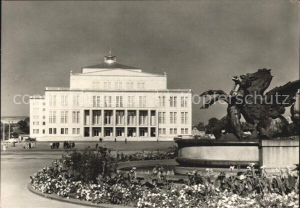 Leipzig Opernhaus am Karl Marx Platz Messestadt
