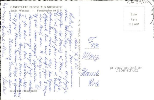 Wannsee Restaurant Blockhaus Nikolskoe – Bild 2