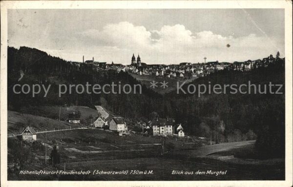Freudenstadt Blick aus dem Murgtal