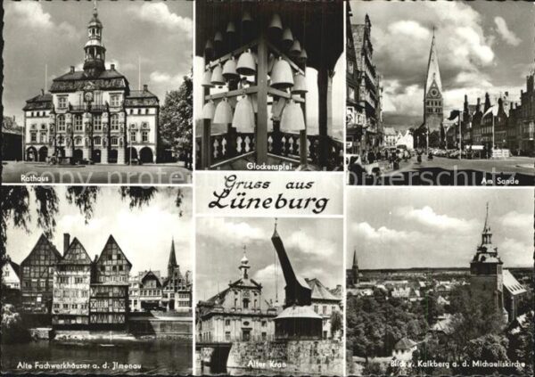 Lueneburg Am Sande Michaeliskirche Fachwerk an de