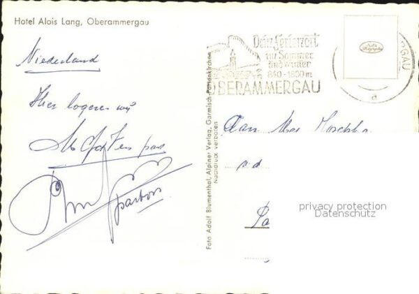 Oberammergau Hotel Alois Lang – Bild 2